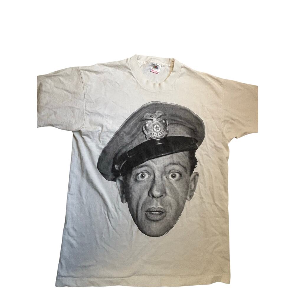 Vintage 90s Barney Fife Andy Griffith Show Single Stitch Graphic Tee L